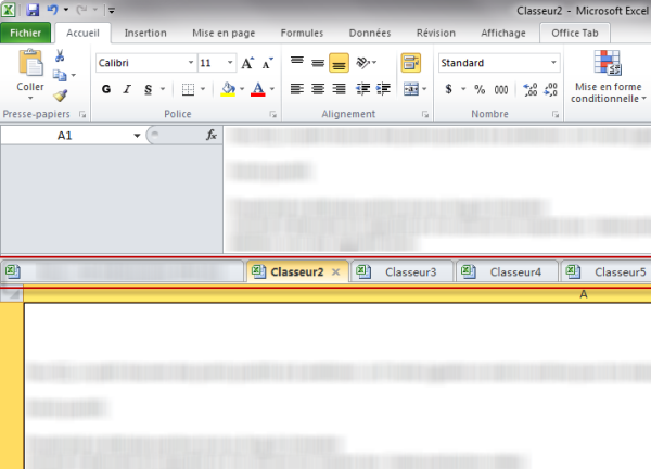 Office Tabs pour Excel Office Tabs pour Excel