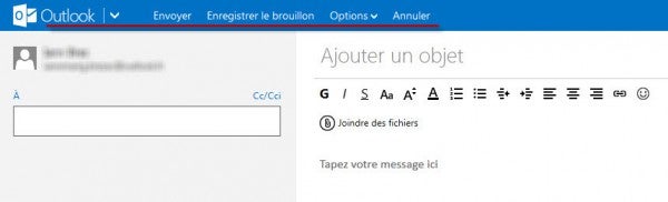 Guide Outlook.com : Nouveau Message