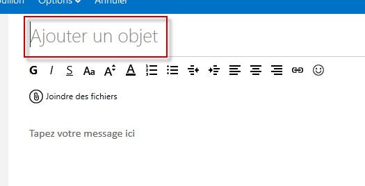 Guide Outlook.com : Ajouter Objet