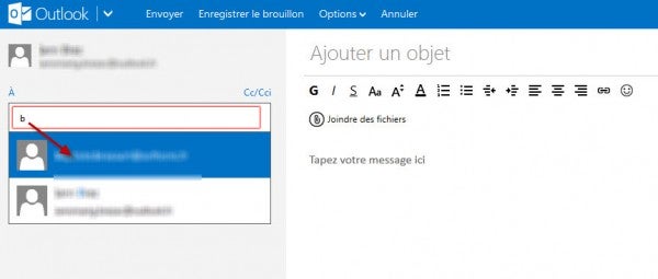 Guide Outlook.com : suggestions Adresses