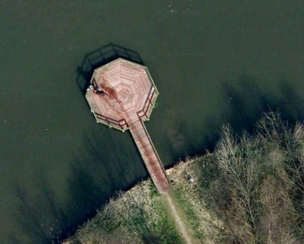 L'image du meurtre présumé sur google maps