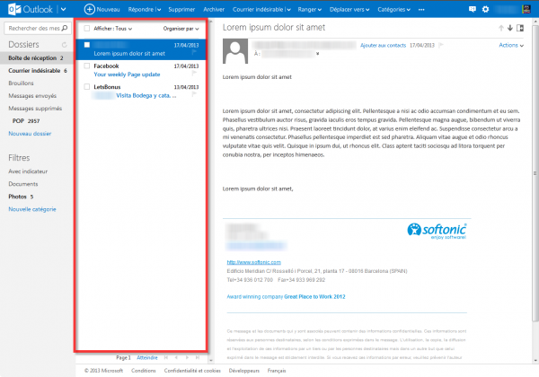 outlook inbox2 guide tutoriel