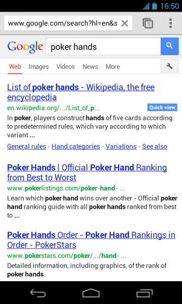 Google Quick View