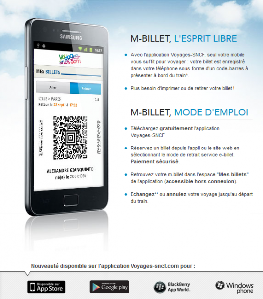 M-Billet mode d'emploi