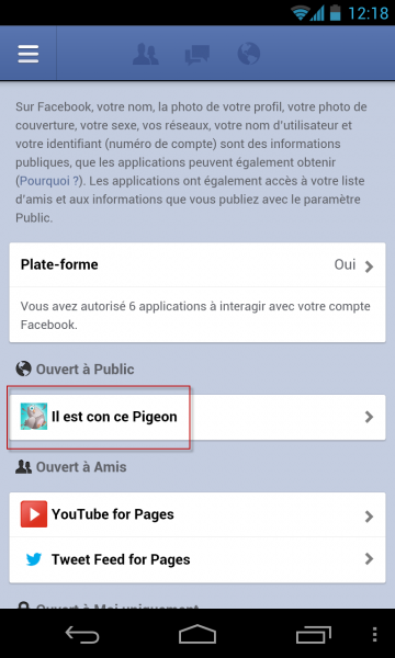 Ecran applications