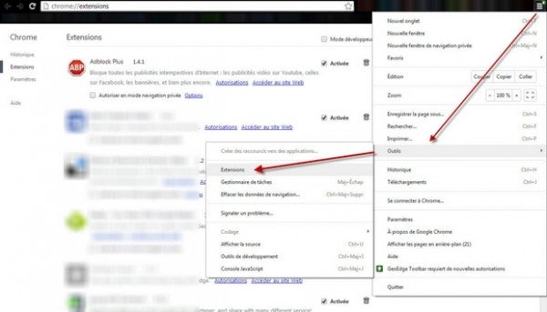 Adblock Plus pour Chrome Adblock Plus pour Chrome