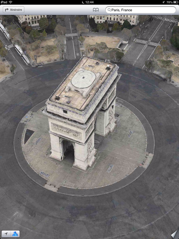 Paris en 3D - Arc de Triomphe avec Plans