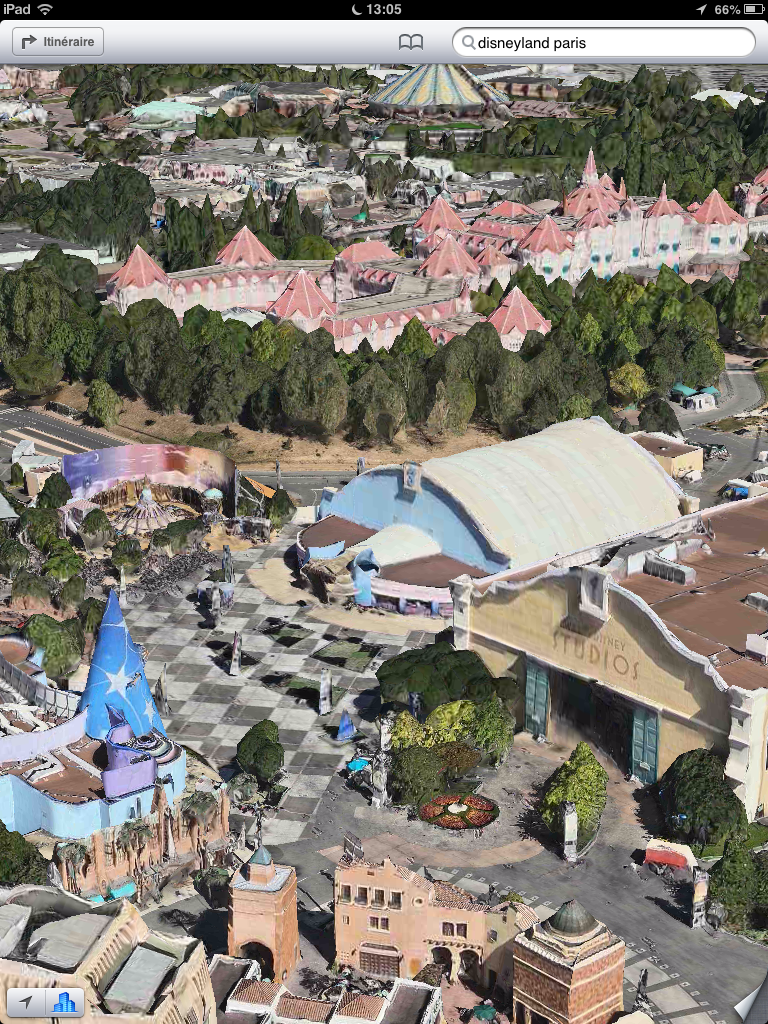Paris en 3D - Disneyland Paris avec Plans