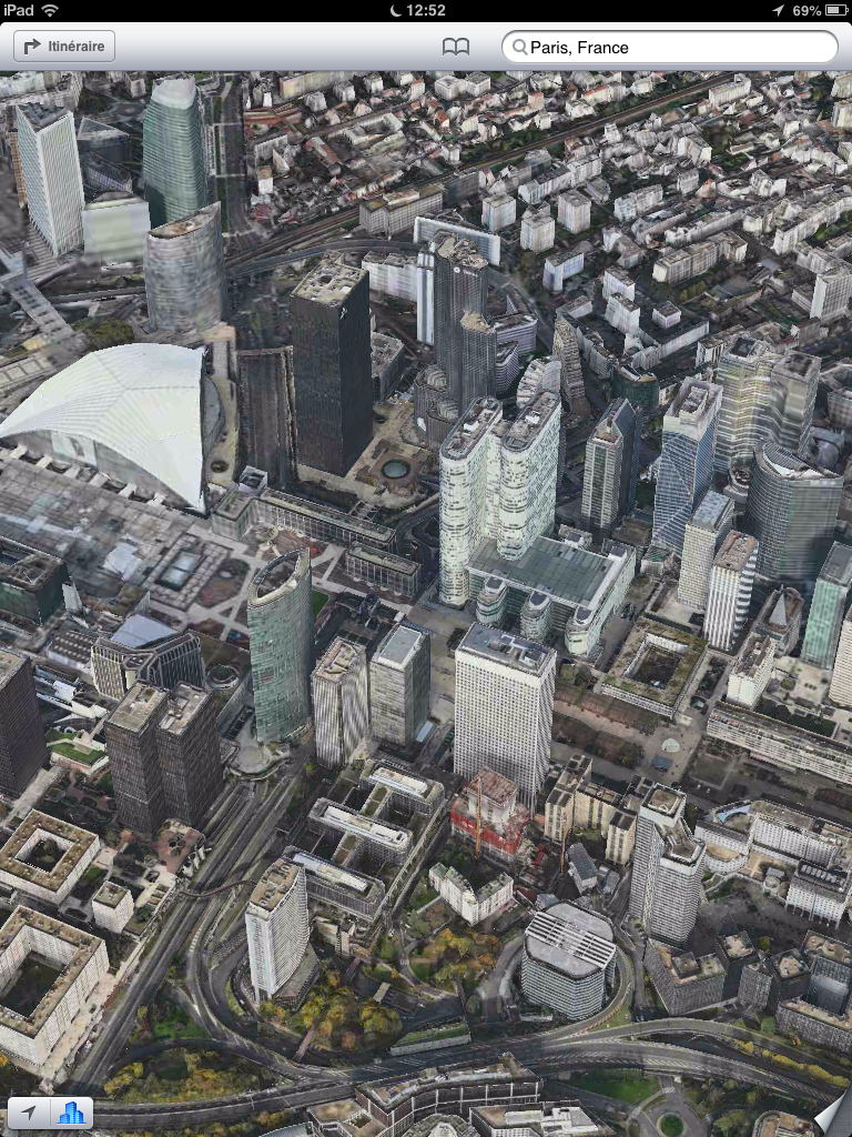 Paris en 3D - La Défense avec Plans