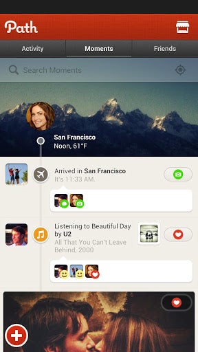 Path est beau comme Pinterest