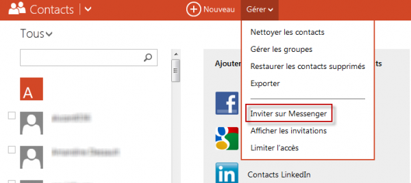 outlook inviter