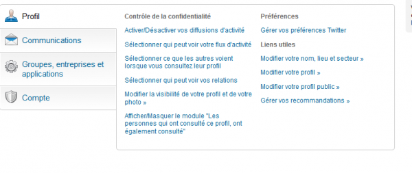 diffusion activité linkedin