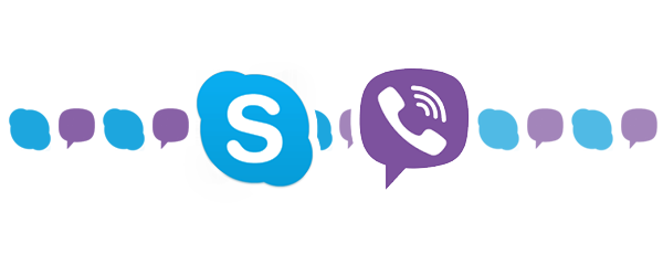 Viber et Skype ex-æquo