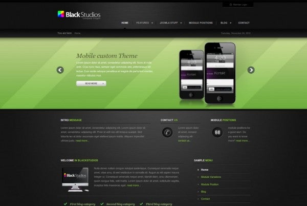 joomla theme