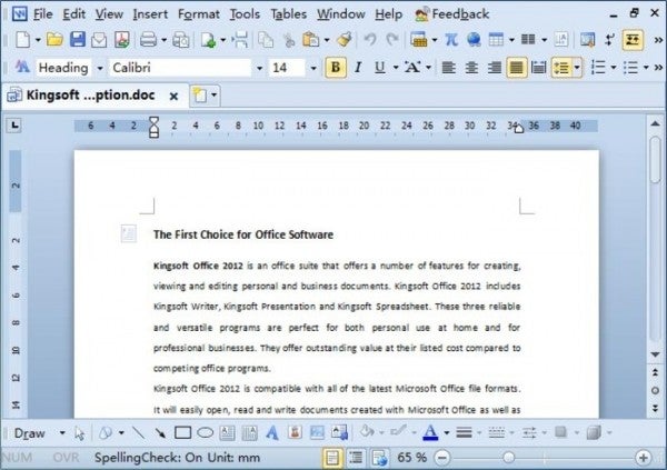 Kingsoft Office Suite 2012