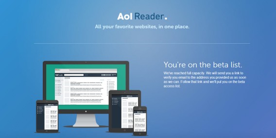 AOL reader
