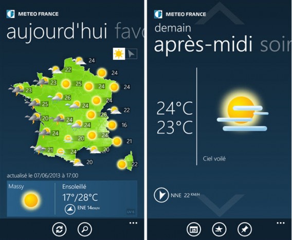 Application Météo-France