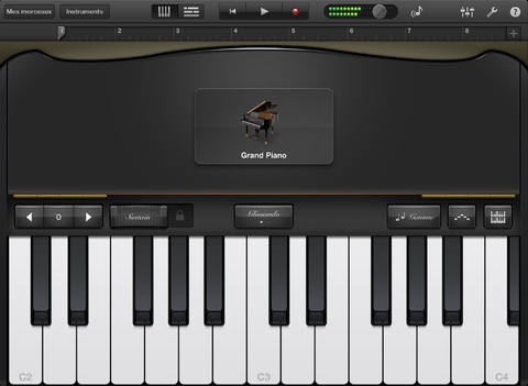 GarageBand pour iPad