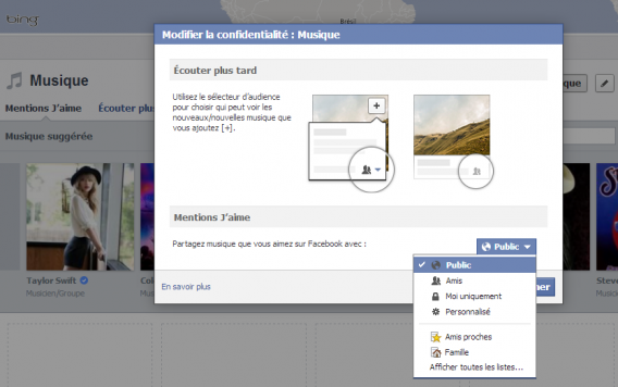 Informations personnelles Facebook Graph Search