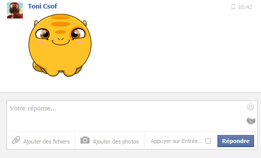 Stickers Facebook PC Mac