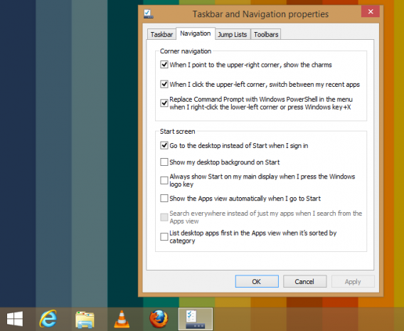 Nouveau menu Démarrer