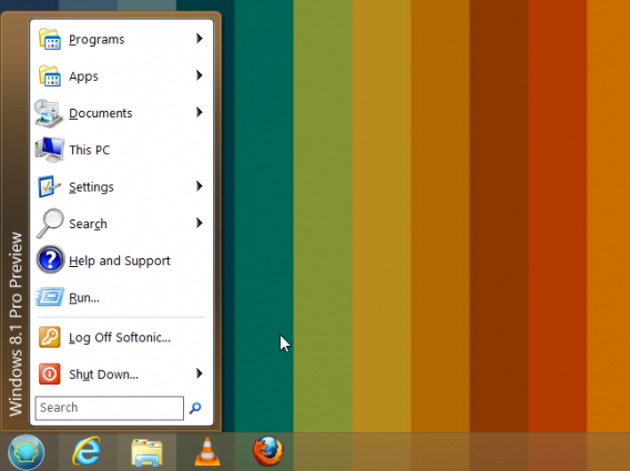Classic Shell dans Windows 8.1