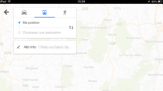 Historique des itinéraires