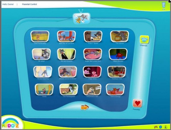 Page Kido'z - navigateur Internet Page Kido'z - navigateur Internet