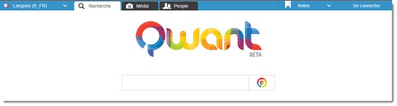 Qwant - page accueil