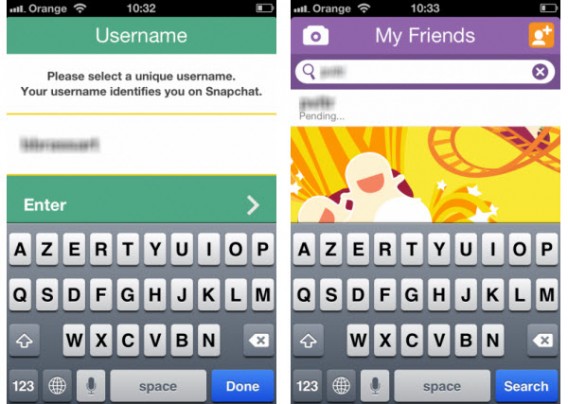 Numéro de téléphone Snapchat