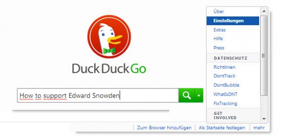 DuckDuckGo Alternative à Google