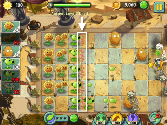 plants vs zombies 2 fleurs