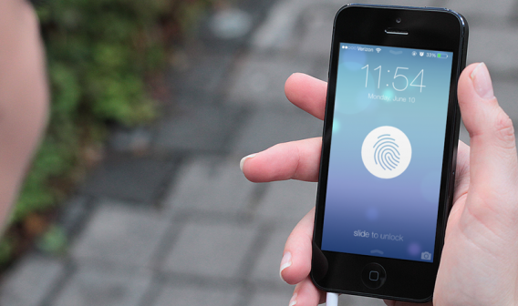 ios 7 iphone 5s finger print