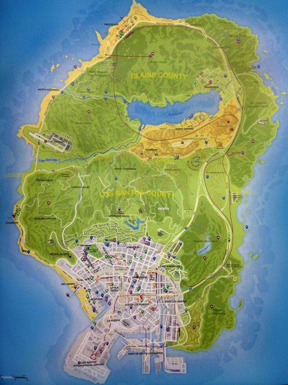 Carte GTA V