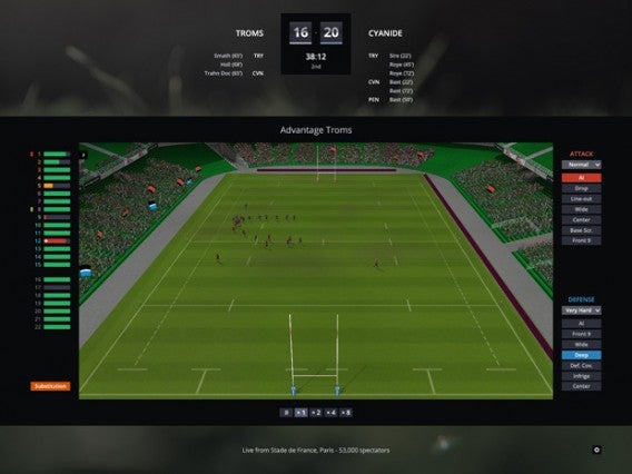 Pro Rugby Manager 2014 Kickstarter 