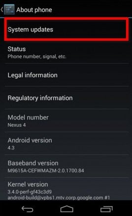 Android 4.4 KitKat update Android 4.4 KitKat update