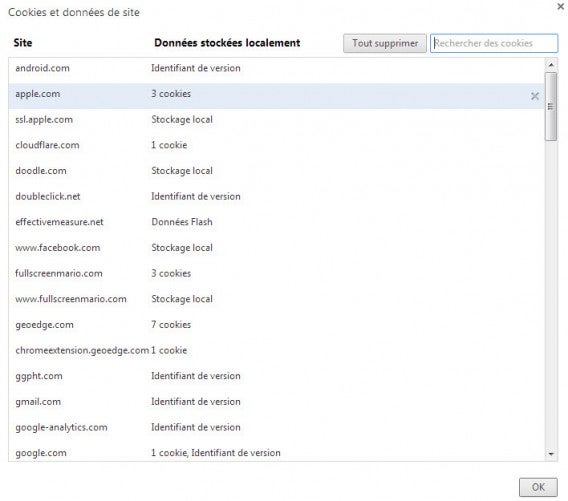 Chrome tuto 4 - Paramères du contenu 2