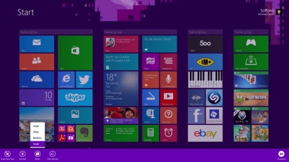Ecran Accueil Windows 8.1