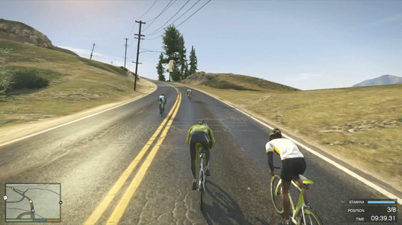 GTA 5 quels mini-jeux et activités disponibles? Cyclisme