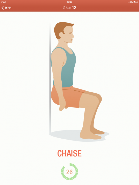 L'appli du jour Seven - Chaise