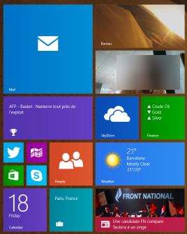 Live tiles