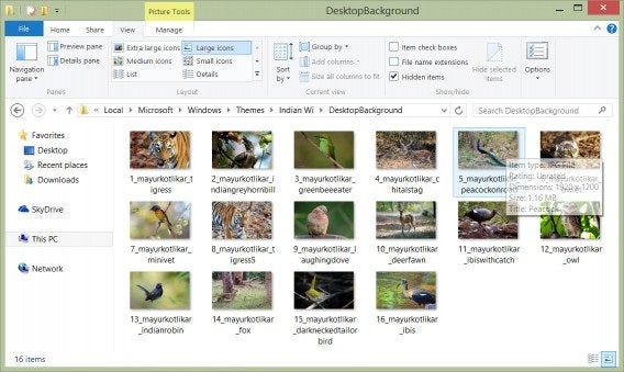 Fonds d'écran thèmes
