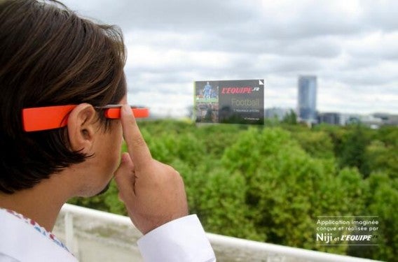 L'équipe google glass