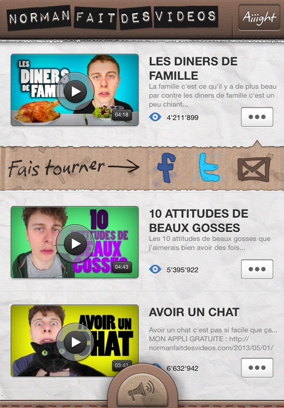 Norman fait des vidéos ! (Android - iOS) Norman fait des vidéos ! (Android - iOS)