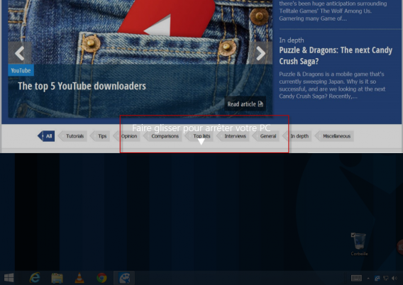 Ecran de fermeture Windows Phone 8