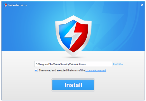 Installation de Baidu Antivirus