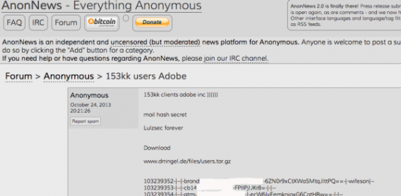 Adobe AnonNews
