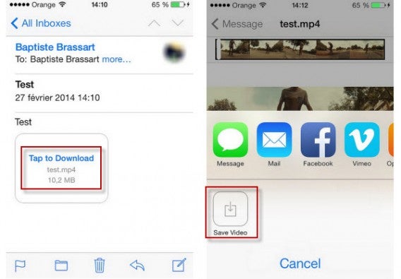 iPhone save video Instagram