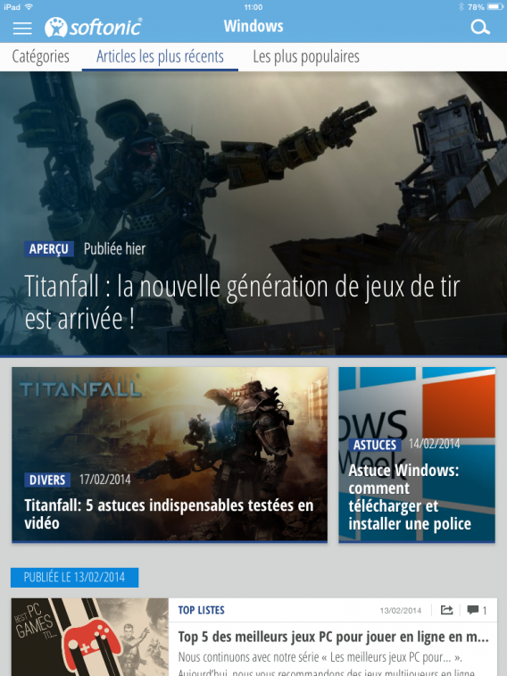 Softonic - Articles