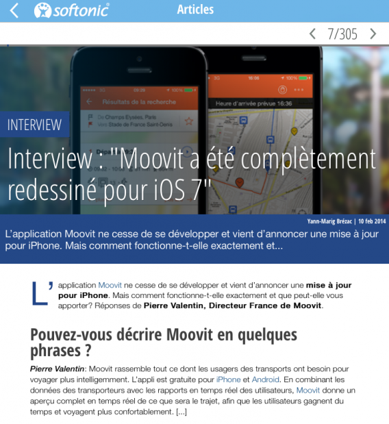 Softonic-  exemple articles